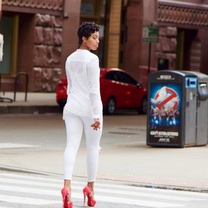 Christian Louboutin Floral peep toe pump